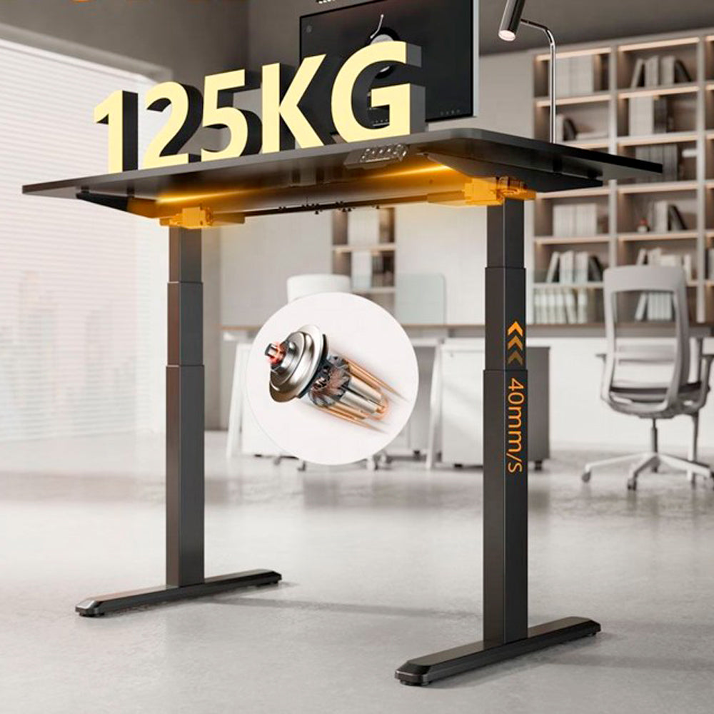 Structure ajustable noir pour bureau - Motion II