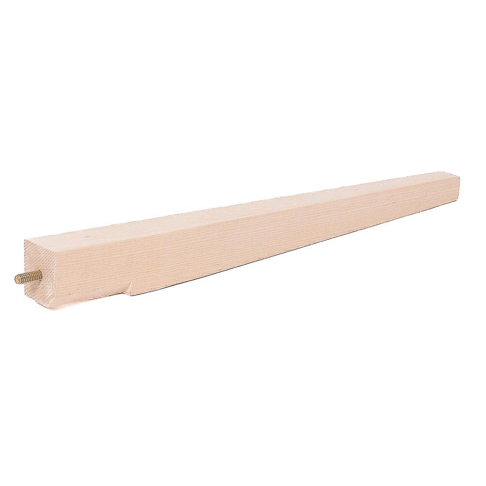 Patte de table Dunham – 1 ¾" x 1 ¾" x 18"