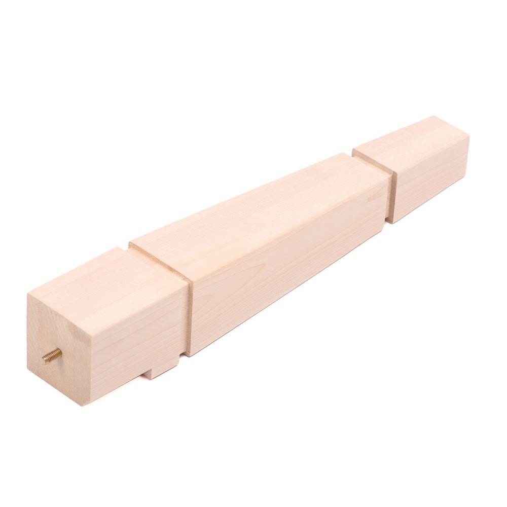 Birch table leg - Eastman 3" x 3" x 18" 
