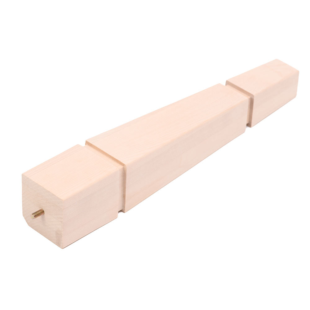 Birch table leg - Eastman 3" x 3" x 18" 