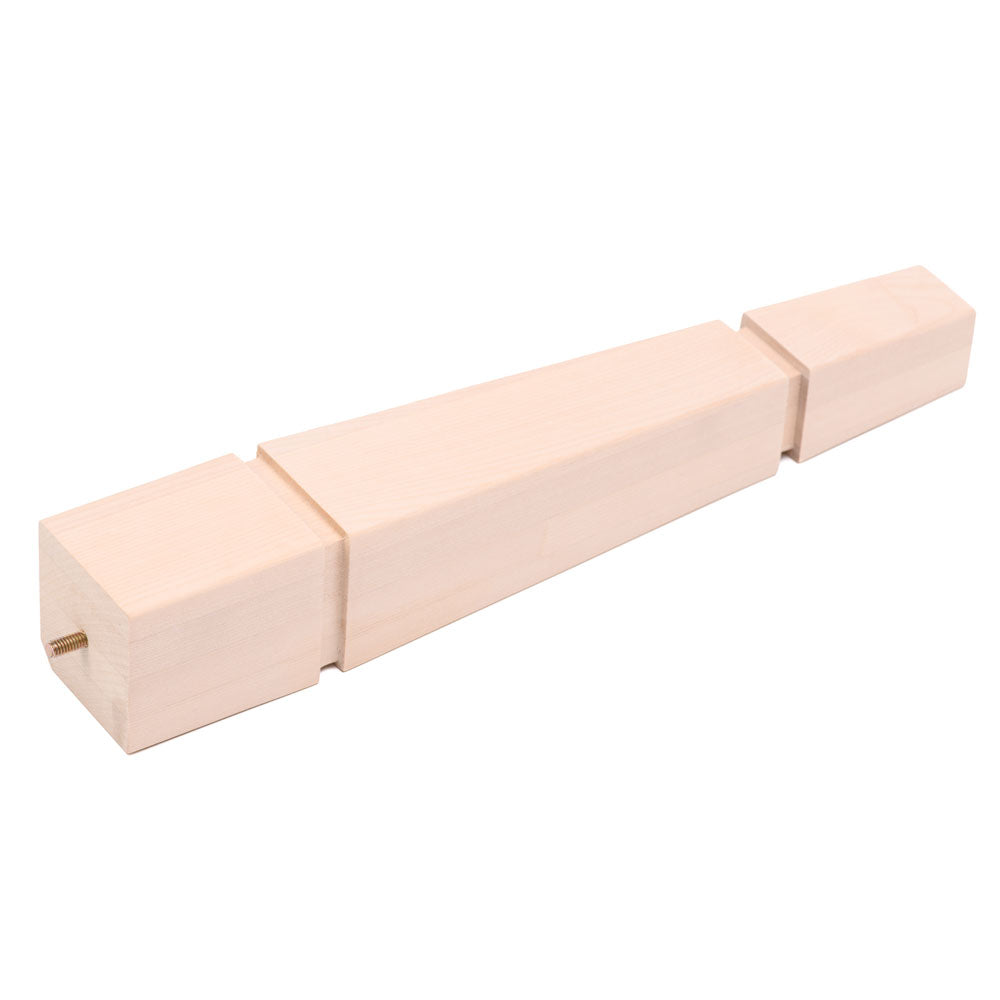 Birch table leg - Eastman 3" x 3" x 18" 