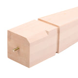 Birch table leg - Eastman 3" x 3" x 18" 