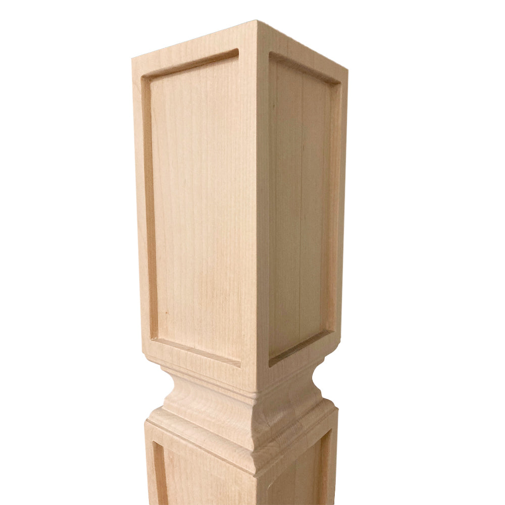 Patte de table Orford en merisier 3 ½’’ x 3 ½’’ x 29’’