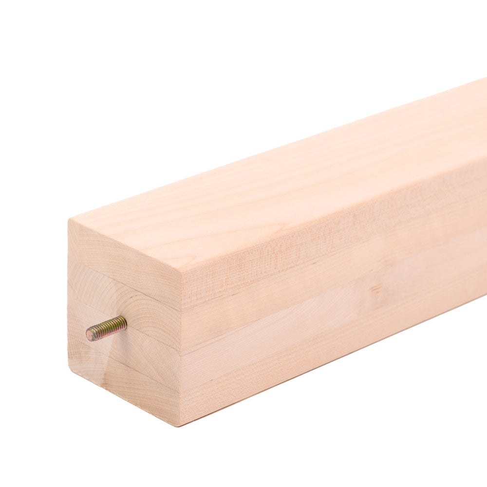 Patte de table Ken en merisier 3 ½" x 3 ½" x 29"