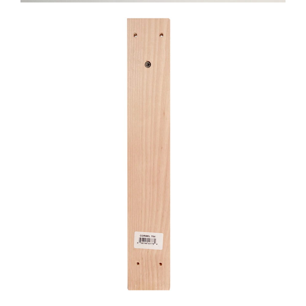Corbeau en merisier #784 - 14 ½’’ x 10 ½’’ x 2 ½’’
