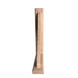 Corbeau en merisier #784 - 14 ½’’ x 10 ½’’ x 2 ½’’
