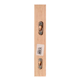 Corbeau en hévéa #814 - 9 ½’’ x 9 ½’’ x 1 ¾’’