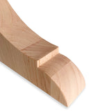 Corbeau en hévéa #814 - 9 ½’’ x 9 ½’’ x 1 ¾’’