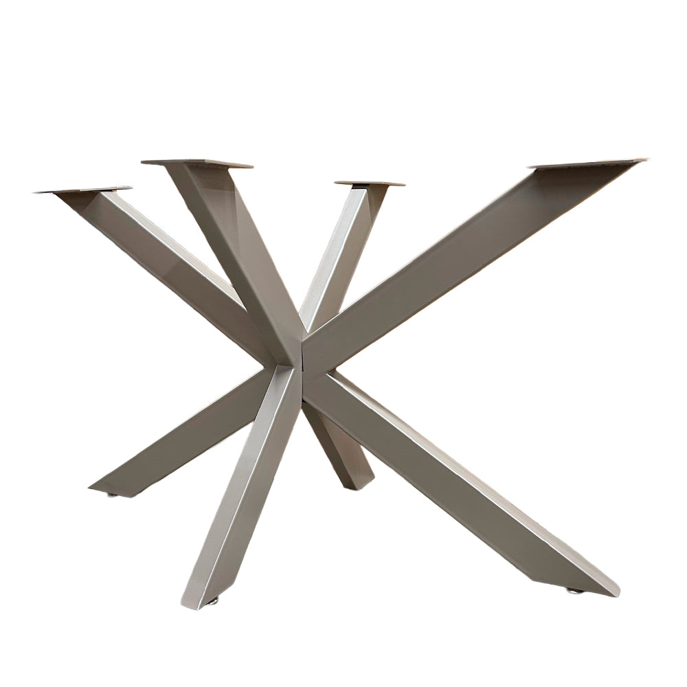 Ensemble de pied de table en métal style araignée 28’’h California beige - Lignum
