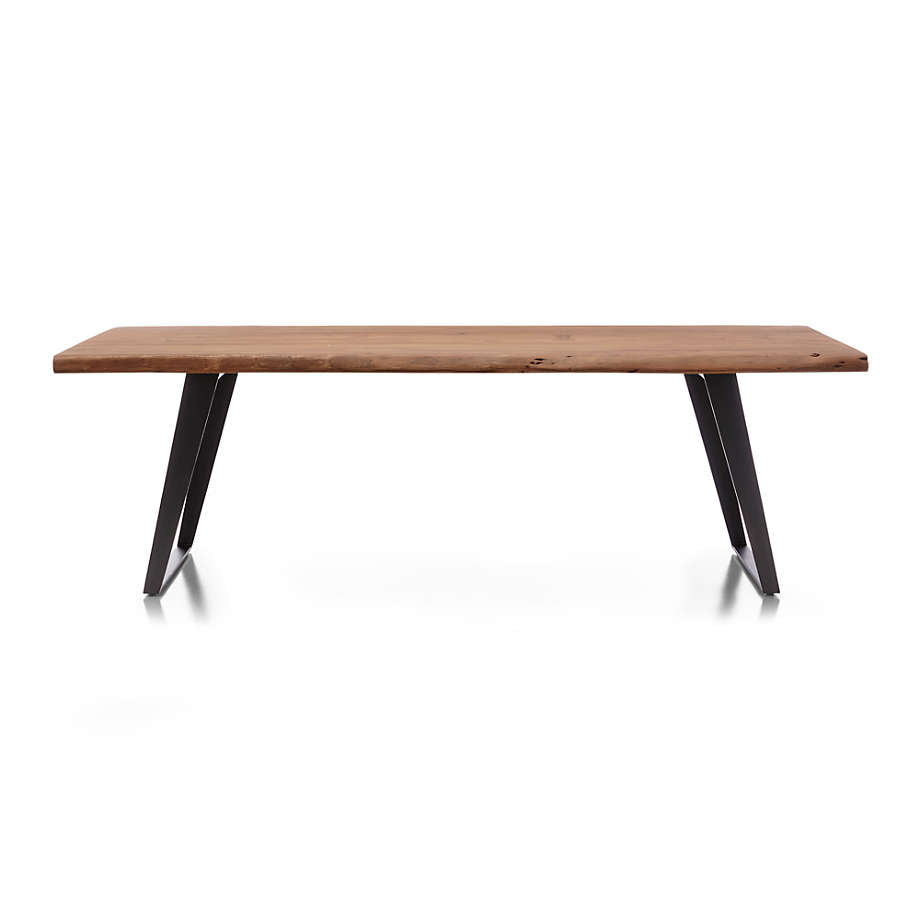 Black U shaped angled dining table leg 28 1/2" X 32"