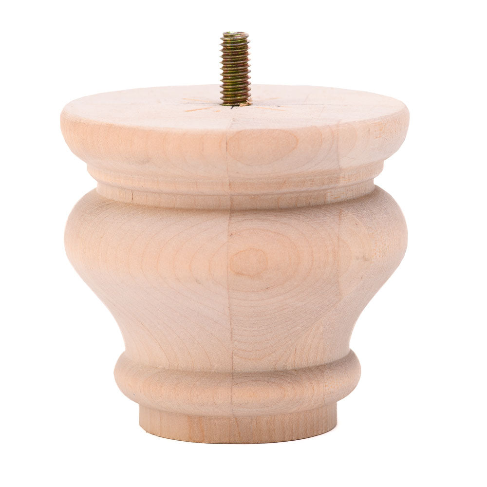Pied de canapé rond – 3 ¼" x 3"
