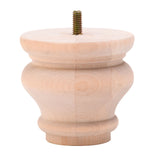 Pied de canapé rond – 3 ¼" x 3"