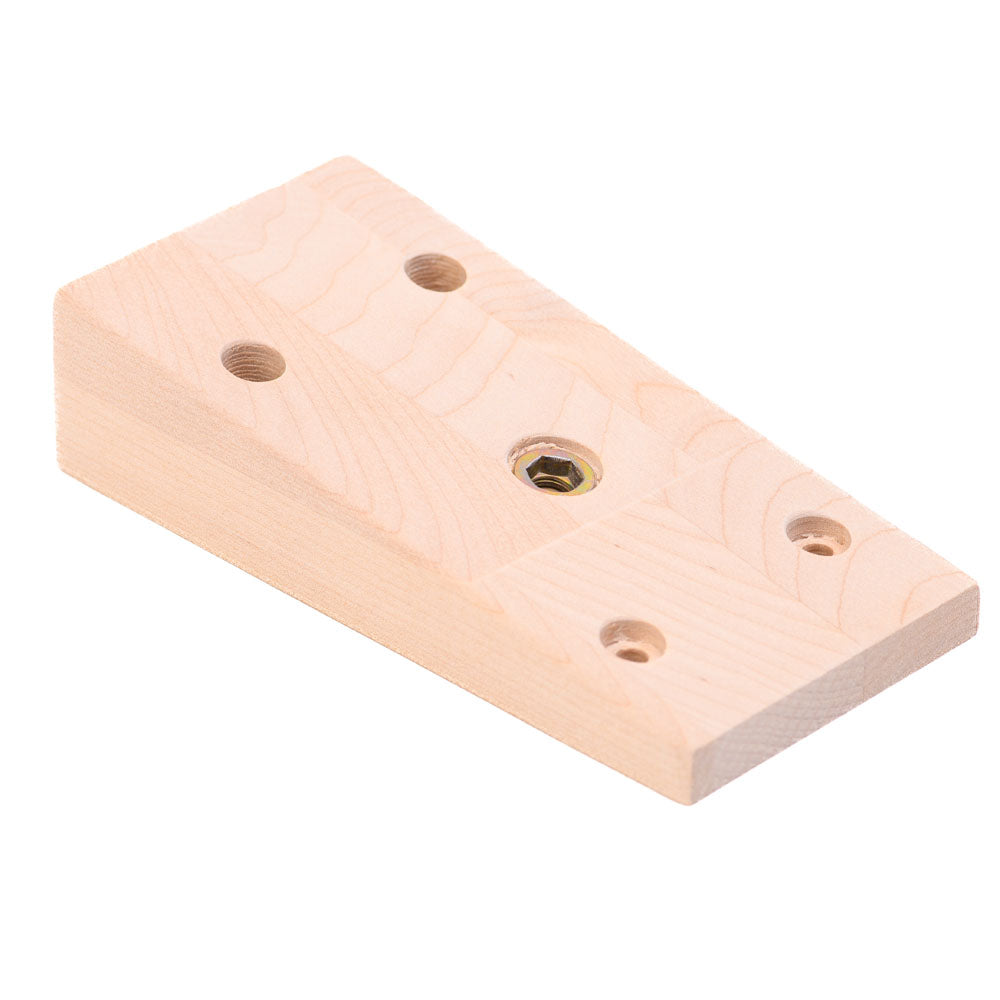 Angled support for cherry wood table leg 5,5' x 2,75'' x 1,375'' 