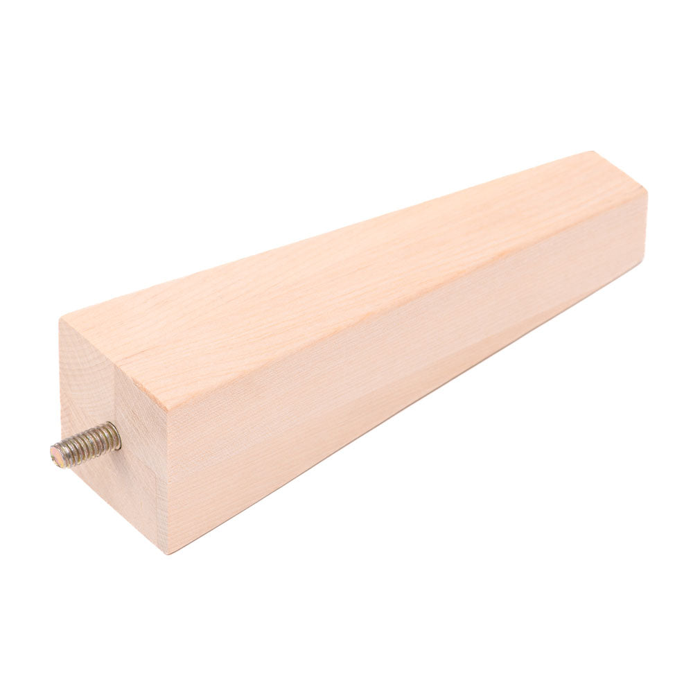 Birch tapered sofa leg 6'' x 1 7/8'' x 1 7/8'' 