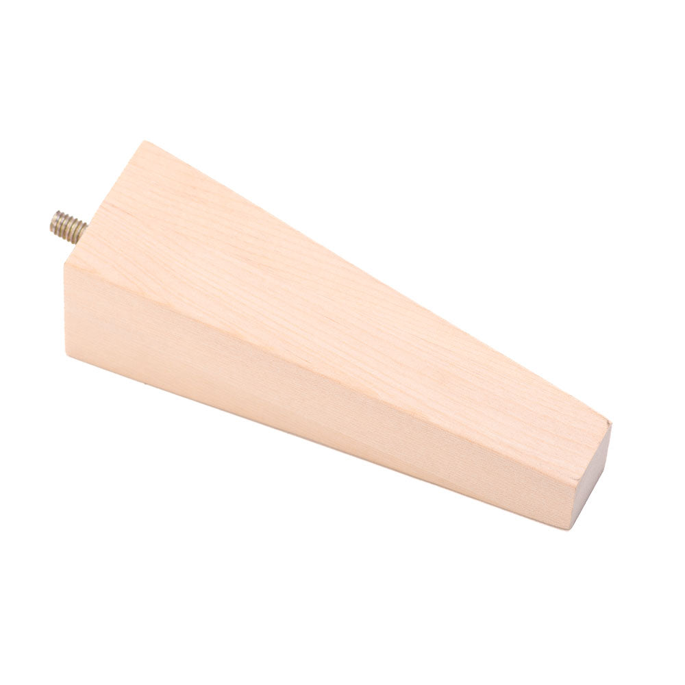 Birch tapered sofa leg 6'' x 1 7/8'' x 1 7/8'' 