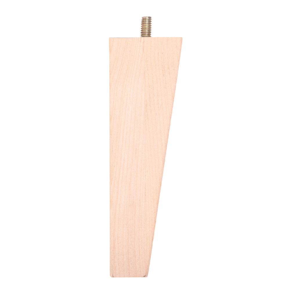 Birch tapered sofa leg 6'' x 1 7/8'' x 1 7/8'' 
