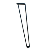Dining table diagonal leg 28’’ black - Lignum