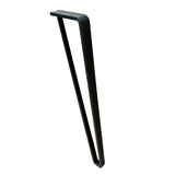 Dining table diagonal leg 28’’ black - Lignum