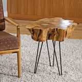 Pied de table à tête d’épingle 18’’ à deux branches