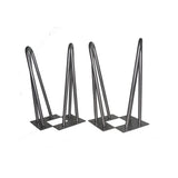 Pied de table à tête d’épingle 18’’ à trois branches