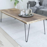 Pied de table à tête d’épingle 20’’ à deux branches