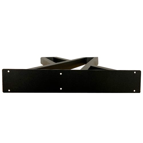 Z shape metal table leg black - 2/pkg - 28’’ x 17,7’’