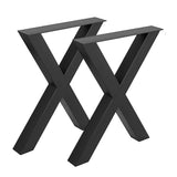 Ensemble de pieds de table style croix de 29''