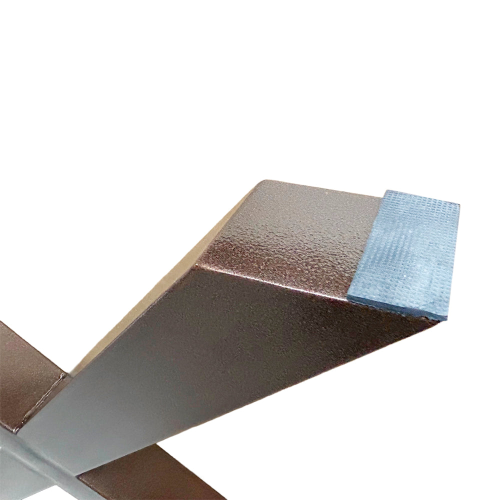 Ensemble de pieds de table style croix de 29‘’ Noir Cuivré - Lignum