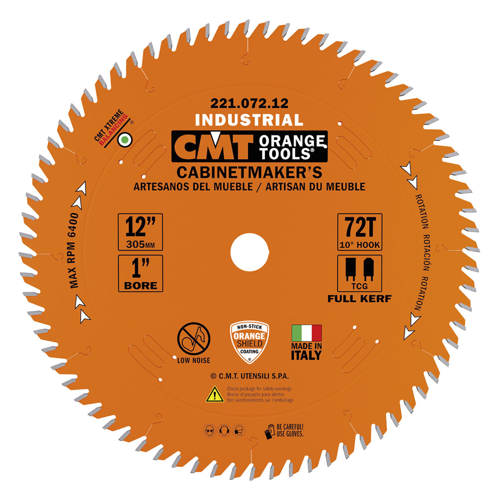 Lame de coupes transversales 12’’ x 72d - CMT