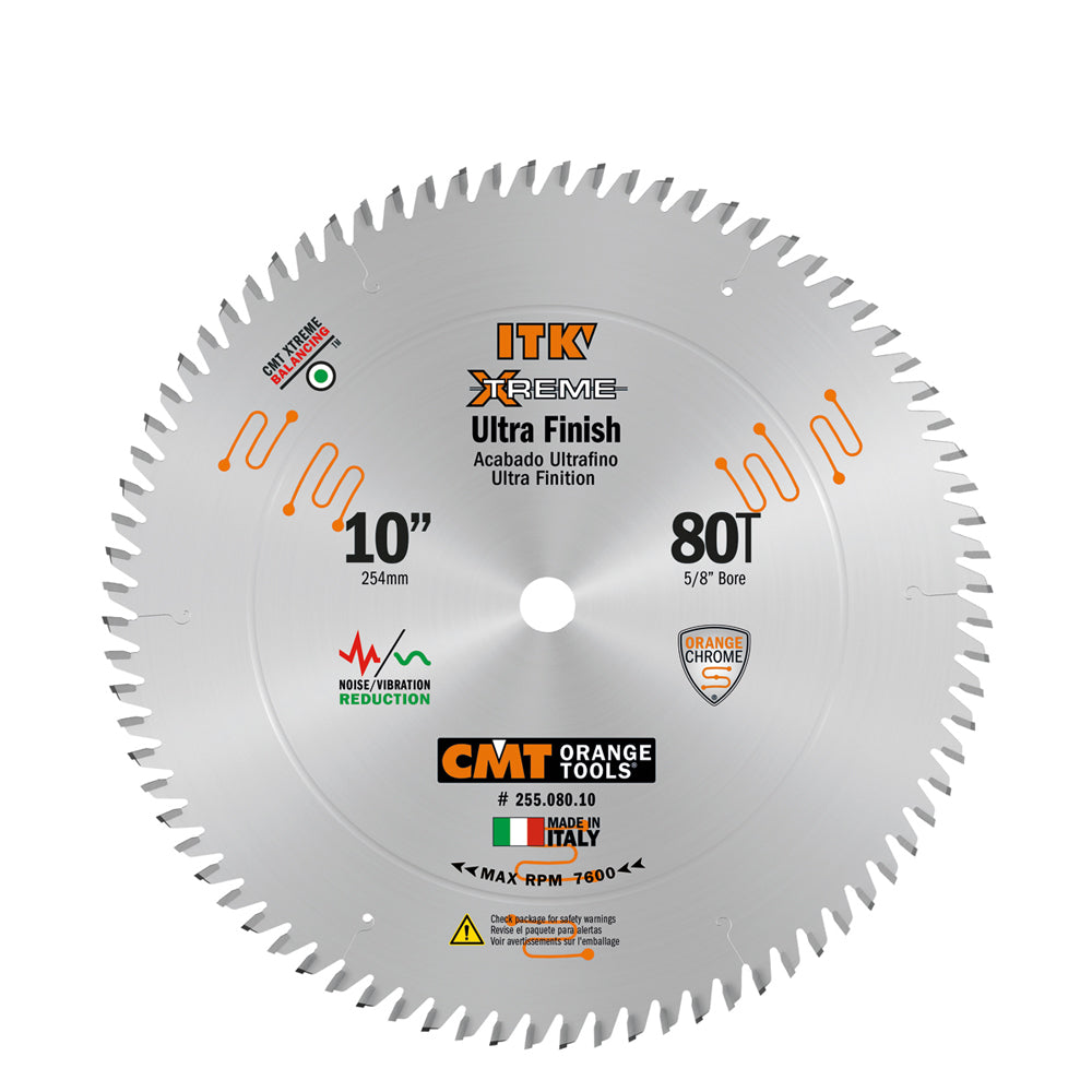Lame de finition ITK Extreme 10’’ x 80d - CMT