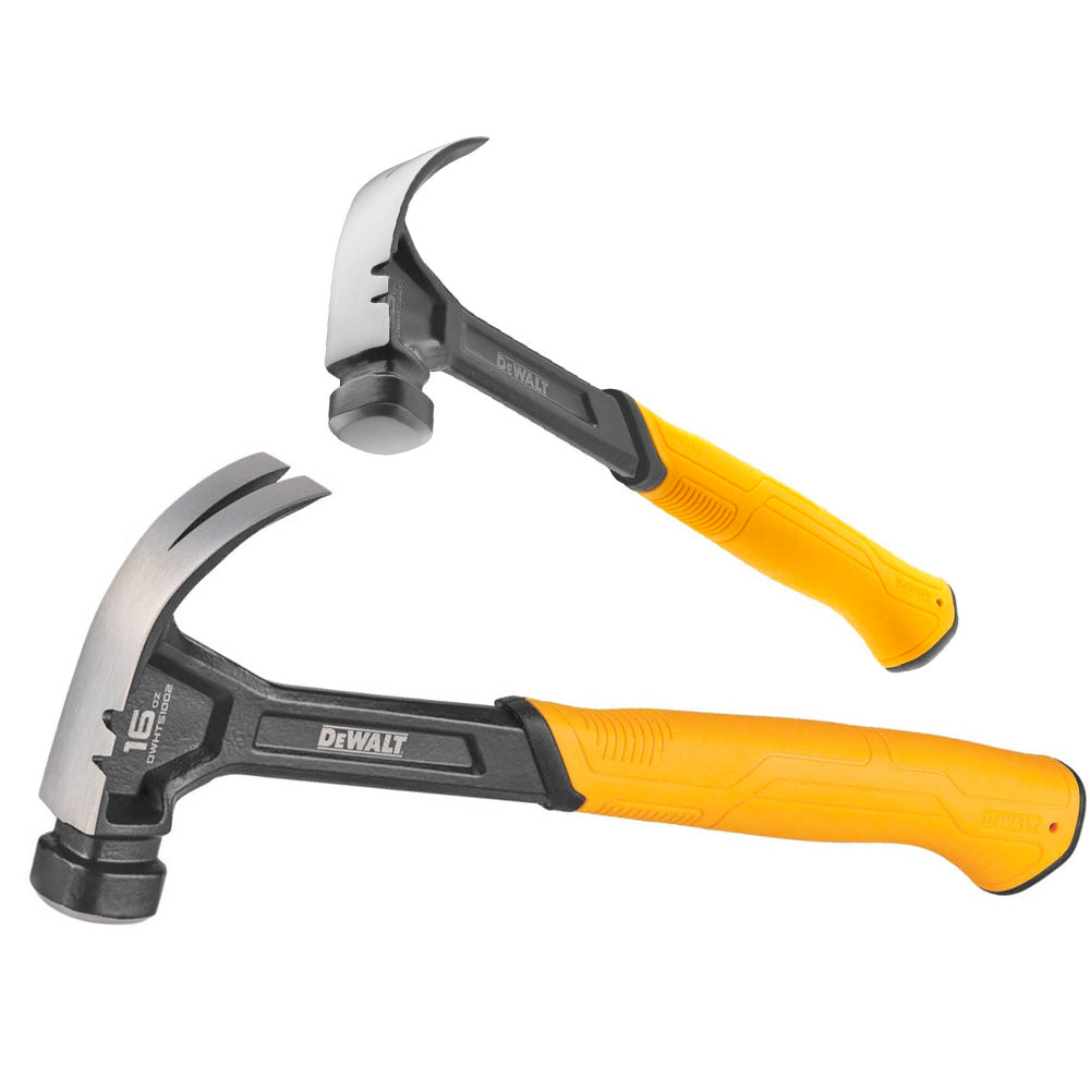 Curved claw steel hammer 16oz #dwht51002 - DeWalt