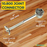 Connecteur universel Zipbolt #10.800 - 100 mm x 25 mm (10/pqt)