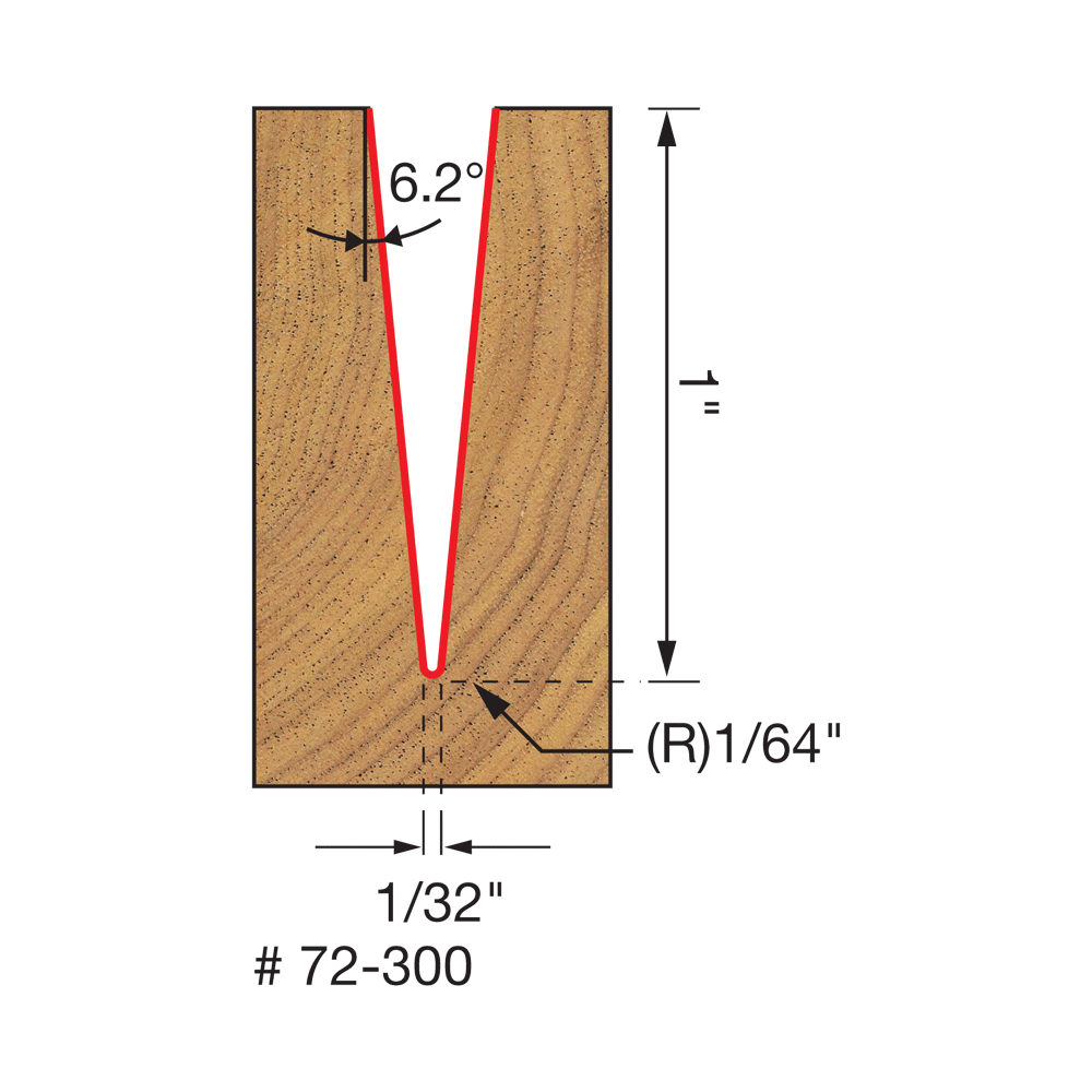 FREUD ROUTER BIT CNC  #72-300