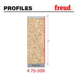 Flush trim upcut spiral bit 1/2'' #75-509 - Freud