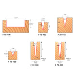 12 piece cnc router bit set #87-112 - Freud