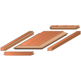 Ensemble de 3 fers réglables pour traverses et montants #97-254 - Freud