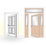 Ensemble de 3 fers réglables pour traverses et montants #97-254 - Freud