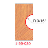 Flute bit #99-030 - Radius 3/16’’ - Freud