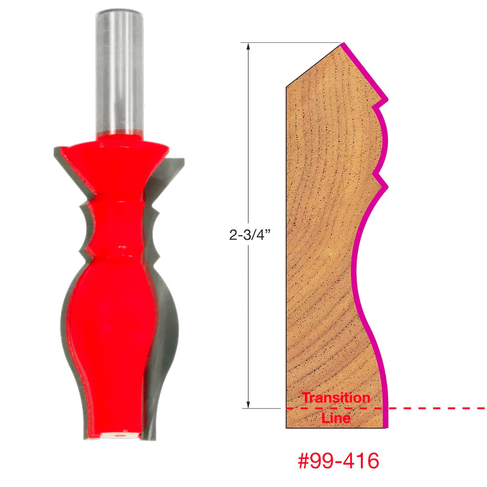 Low crown molding bit #2 Up - Freud