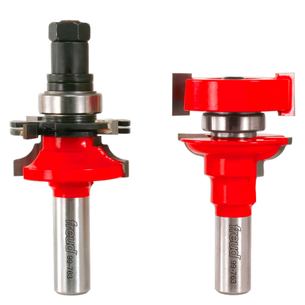 Set of Adjustable Rail & Stile Bit - Round Over Bead - Freud