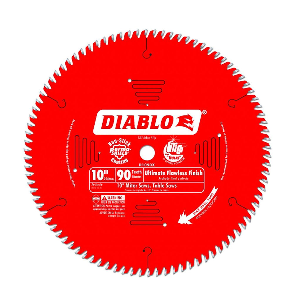 Lame de scie transversale 10'' x 90d #D1090X - Diablo