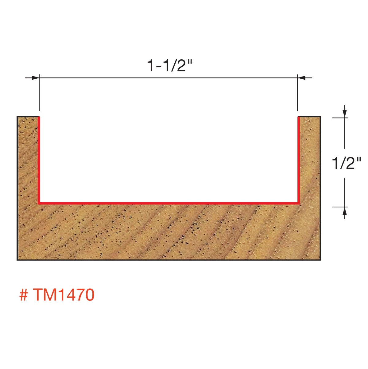 Mèche à surfacer TM1470 CNC - Freud