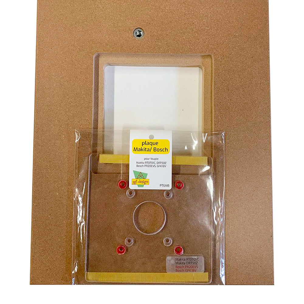 Acrylic router insert plate 6’’ Makita/Bosch - PGL