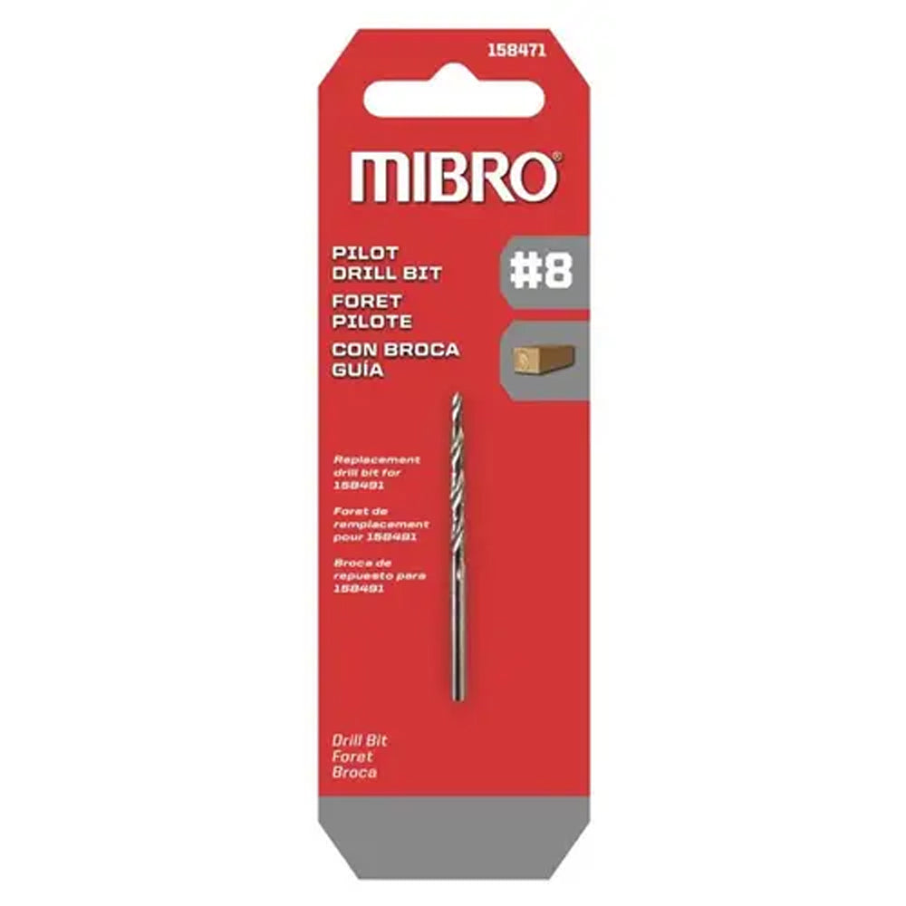 Remplacement Screw Pilot Drill Bit #6 - #8 - #10 - #12 - Mibro