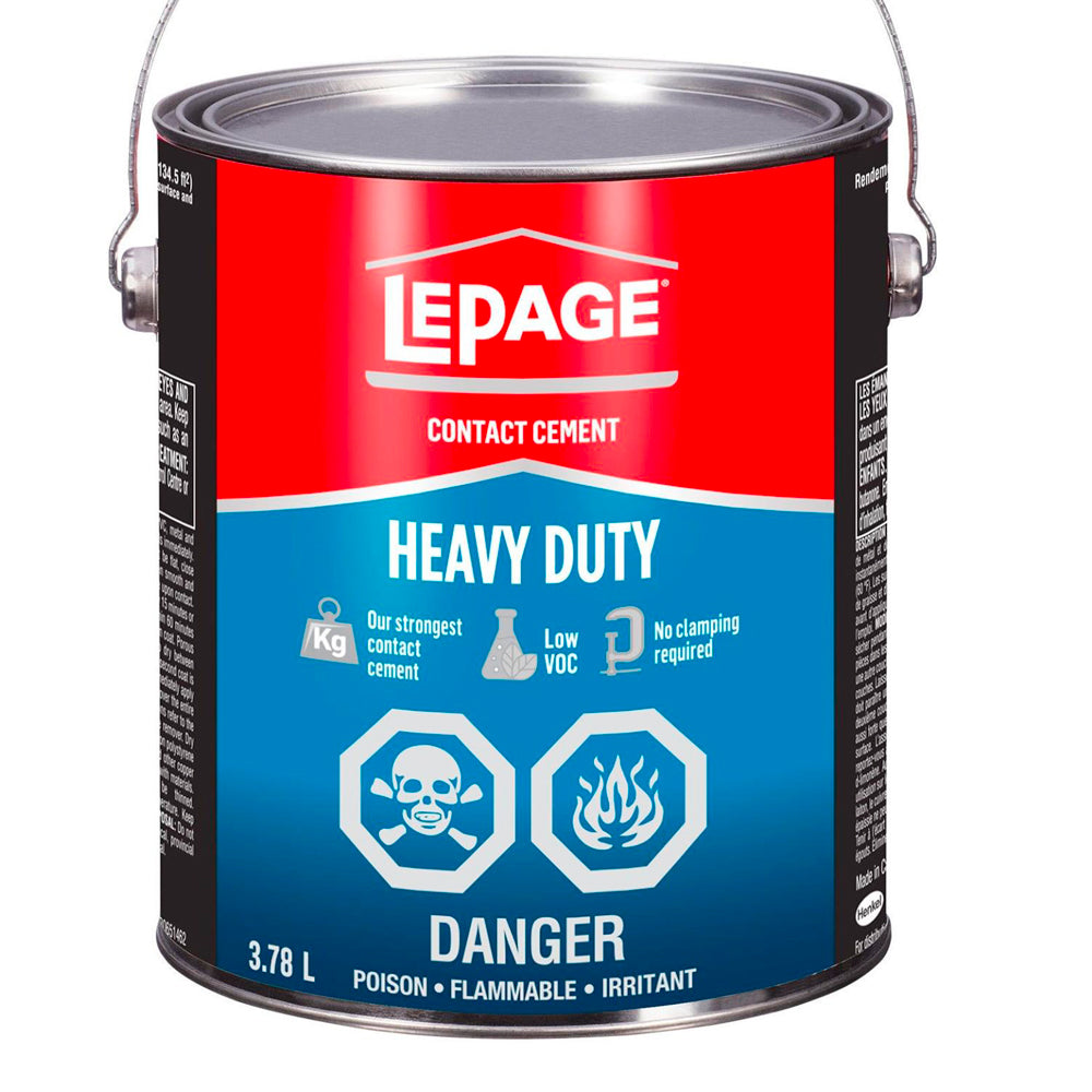 Contact cement heavy duty - Lepage 