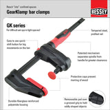  GearKlamp GK Series Bar Clamp - Bessey