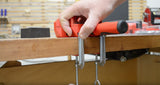 90° angle clamp + 2 table mount clamps - Bessey