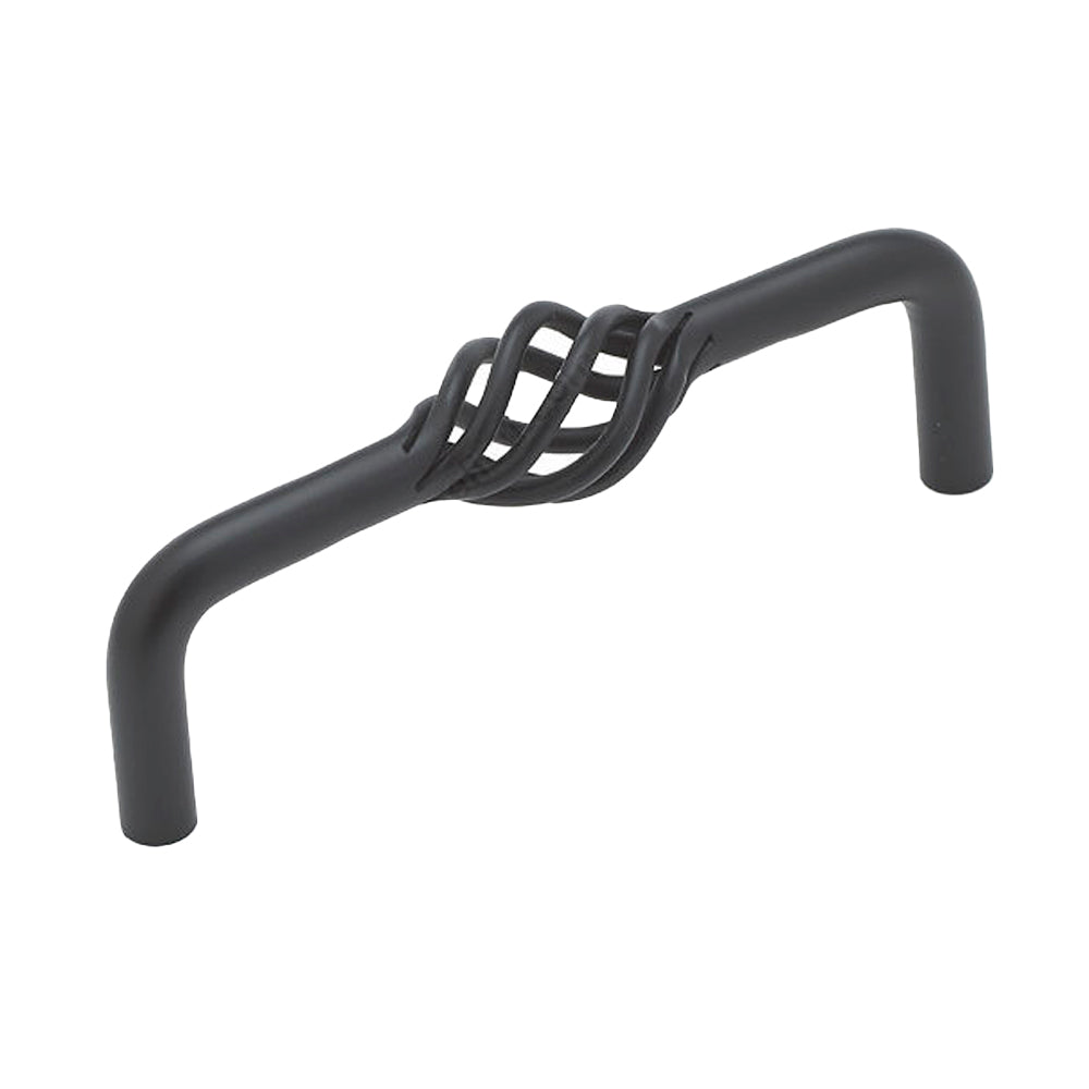 Traditional pull #106 matte black 96mm - Richelieu 