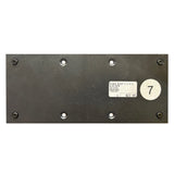 Plaque en acier Noire - 3/16" x 5" x 11"