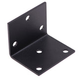 Black Steel Brackets 2 1/2'' x 2 1/2'' x 3'' x 3/16''